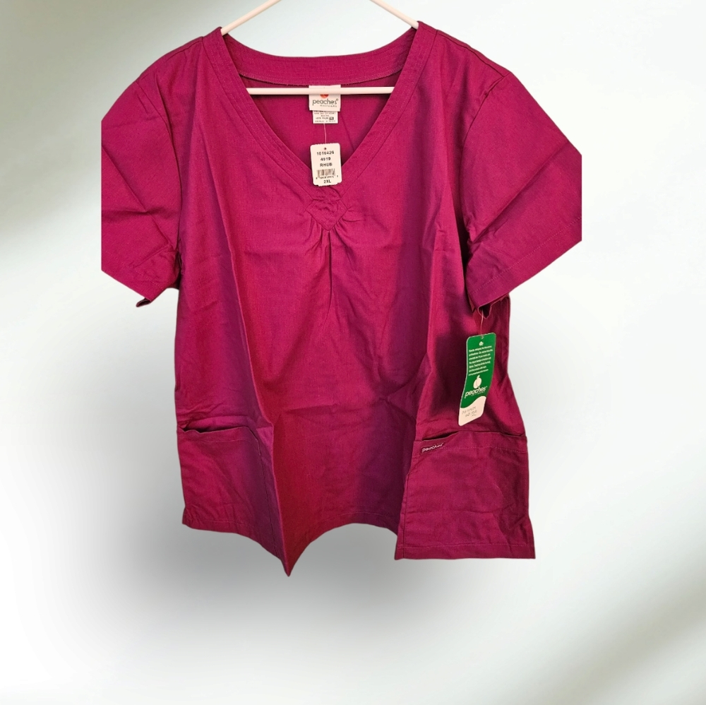 Peaches Uniforms Scrub Top